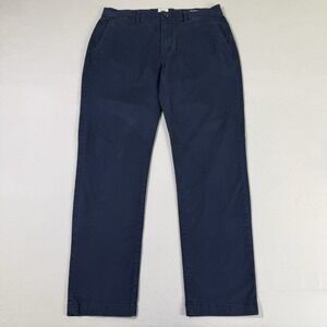 Flint and Tinder 365 Pants Mens 32x30 Navy Blue Slim Fit Stretch 5 Pocket Chino